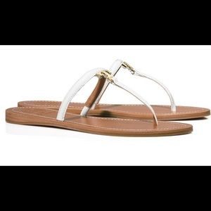 Tory Burch Gold T Logo Sandal